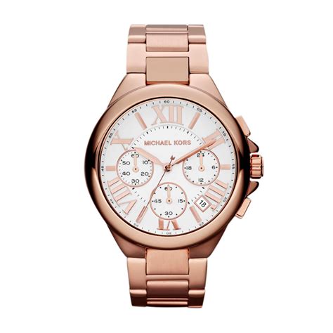 michael kors rose gold black face|Women's Designer Watches .